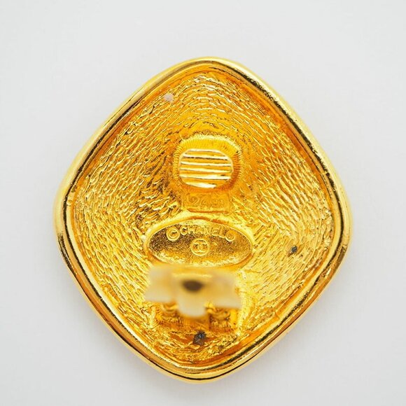 CHANEL Gold Earrings - Picture 9 of 10
